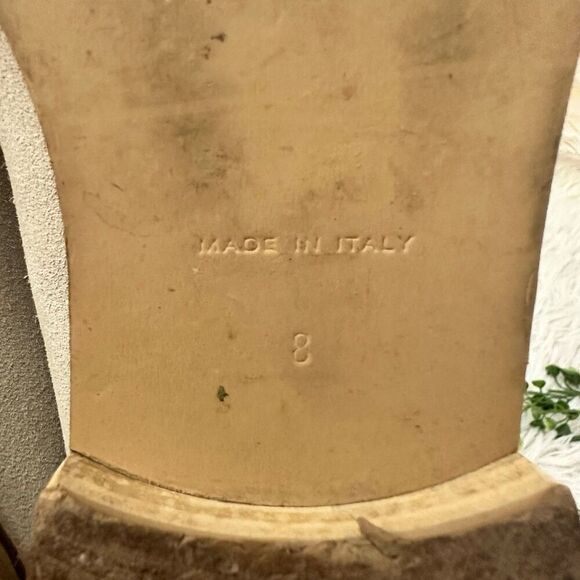 Everlane Womens The Modern Loafer Slip on Mule Sz 8 Beige Suede made in Italy - Picture 7 of 9